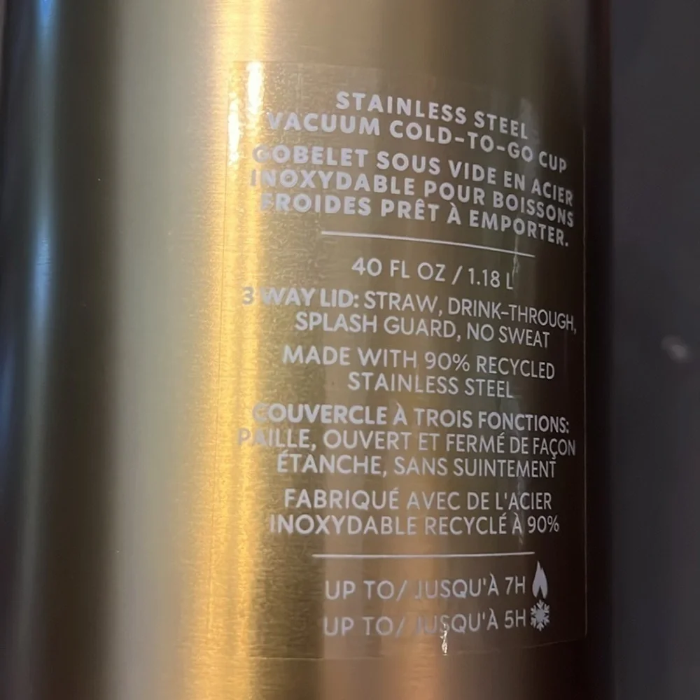 2024 Starbucks Exclusive Stanley Sunset Gradient 40 oz. Mug NEW NEVER USED - Picture 3 of 7